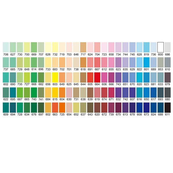 Набор акриловых маркеров Guangna 120(наконечник кисть) - изображение 0