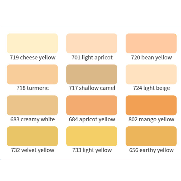 Набор акриловых маркеров Guangna серия SKIN TONE COLOR (светлые оттенки) (12 шт) - изображение 0