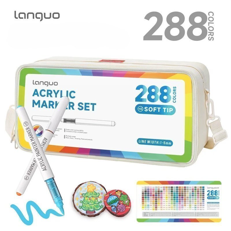 Набор акриловых маркеров Languo,  (288шт )