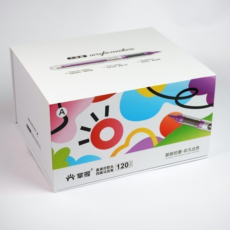 Набор акриловых маркеров Grasp в подарочной коробке 120шт