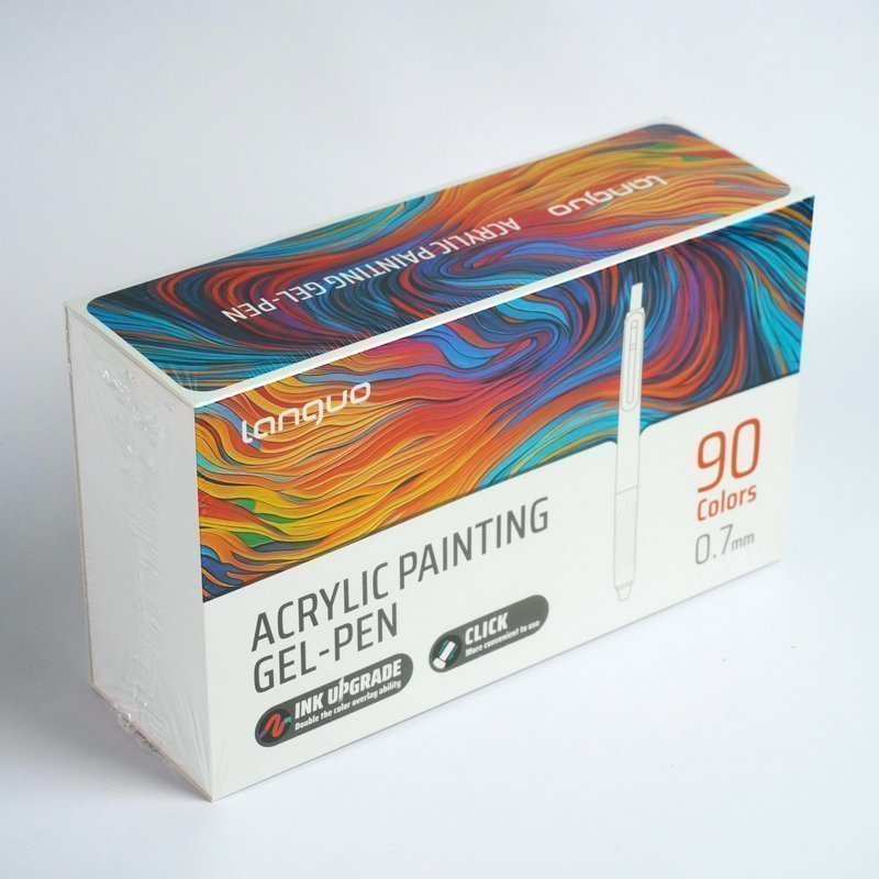 Набор акриловых ручек Languo, CLICK 0.7 мм. (90 шт )