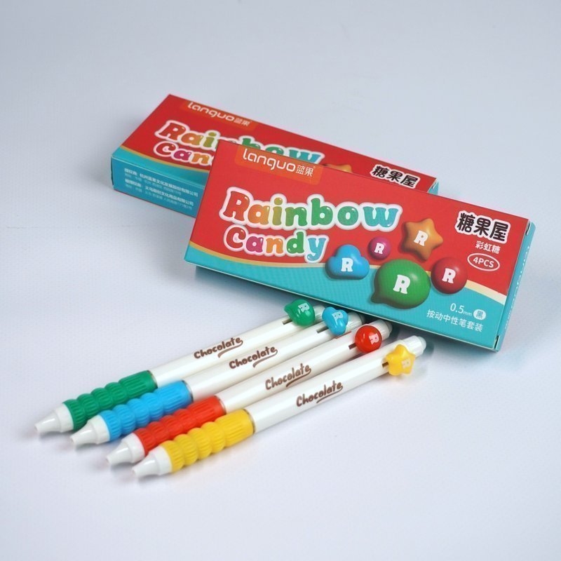 Набор гелевых ручек Languo " Rainbow candy"(4 шт )