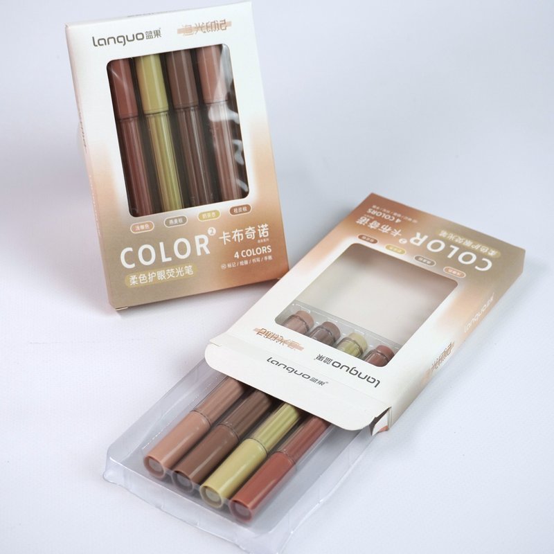 Набор текстовыделителей Languo "Латте" (4 шт)