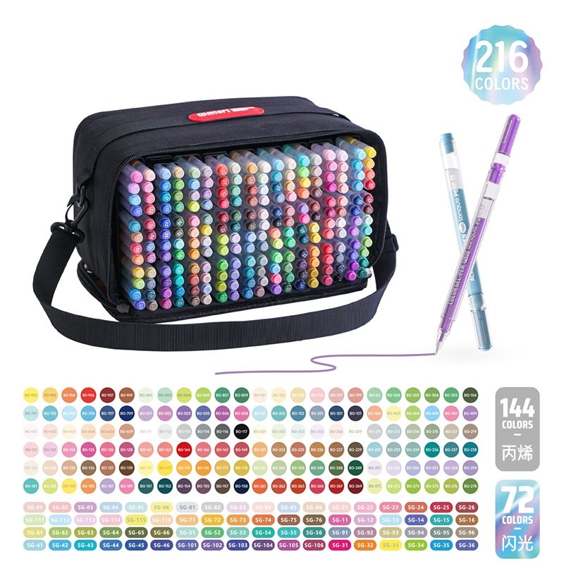 Набор Акриловых Ручек Languo PLUS  1.0 мм. (216шт )