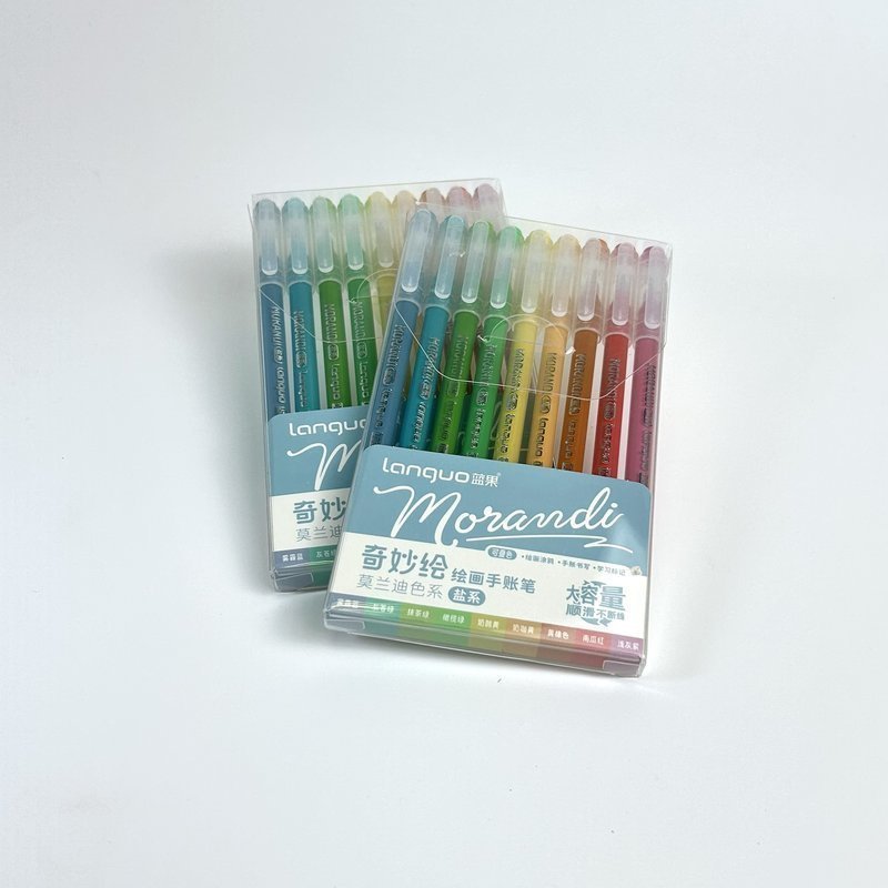 Набор гелевых ручек Languo, серия Morandi-Salt, 0.6 мм. (9шт. )